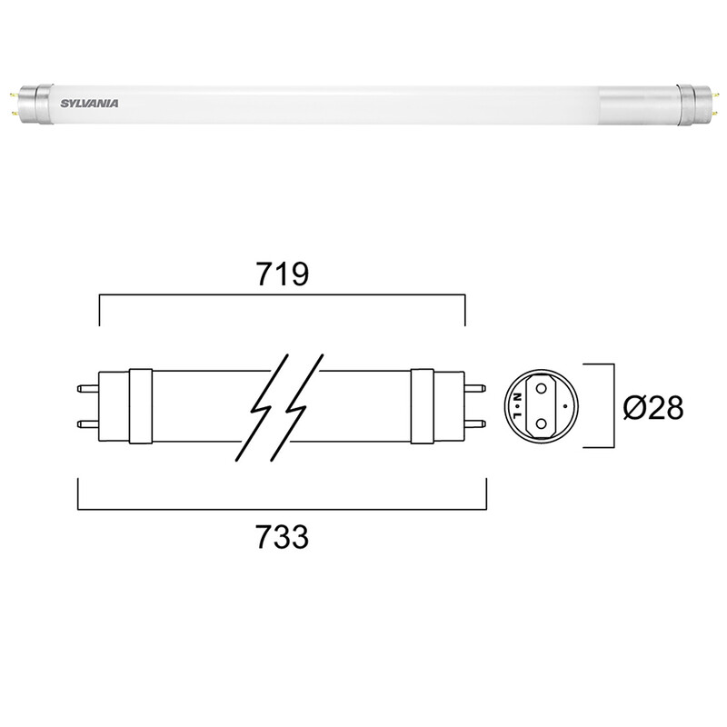 sylvania T8 led toledo avant toledo avant t8 ccg 734 1350lm