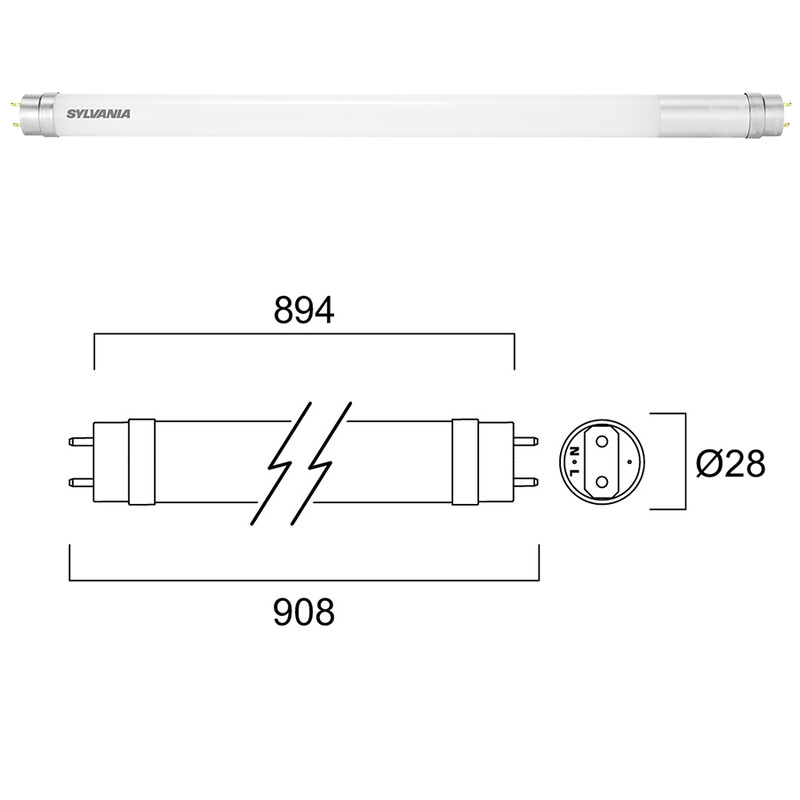 sylvania T8 led toledo avant toledo avant t8 ccg 908 1700lm
