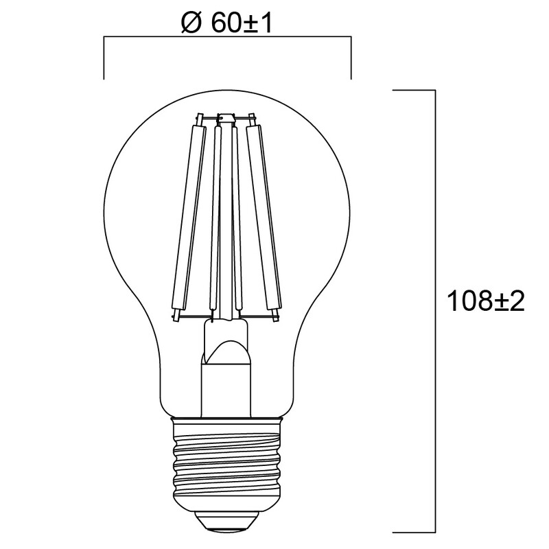 sylvania Vakiolamppu toledo platinum gls a60 4w e27 827 840lm cl