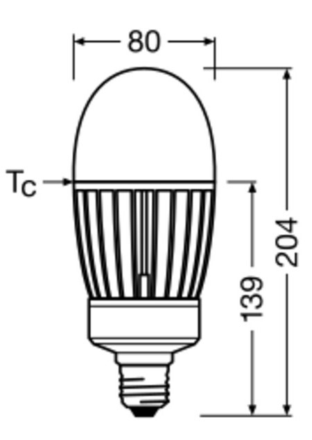 ledvance Led-lamp hql alu p 41w/840 6000lm e27