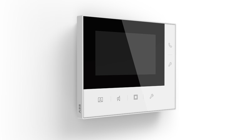 abb Bildskärmspanel welcome 4,3inch vit
