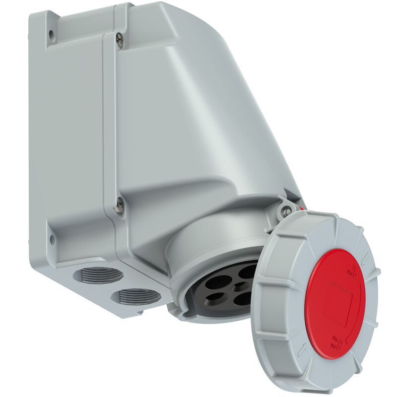 POWER SOCKET-OUTLET ONNLINE OBPR 63A 5P6H 400V IP67