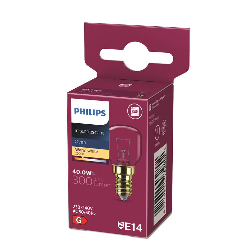 philips Kodinkonelamppu app 40.0w e14 230-240v t29 ov