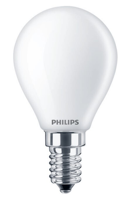 LED LUSTER E14 927 470LM 40W=3.4W P45 FR