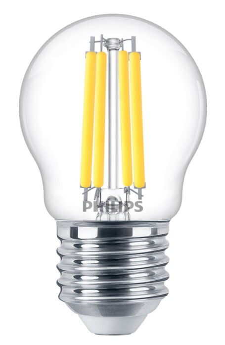 philips Led-klotlampa e27 927 470lm 40w=3.4w p45 cl
