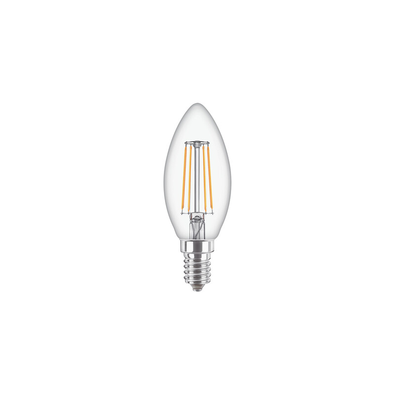 LED CANDLE E14 827 470LM 40W=4.3W B35 CL