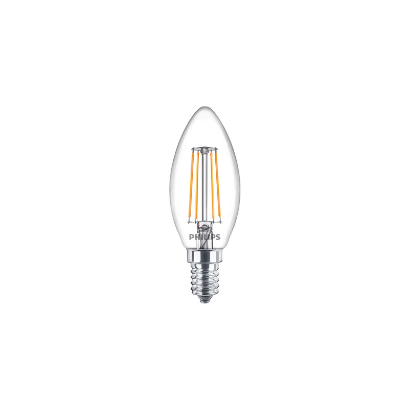 philips Kronljuslampa e14 840 470lm 40w=4.3w b35 cl