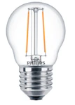 LED LUSTER E27 827 250LM 25W=2W P45 CL