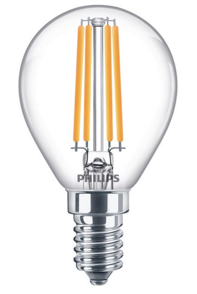 philips Led-klotlampa e14 827 806lm 60w=6.5w p45 cl