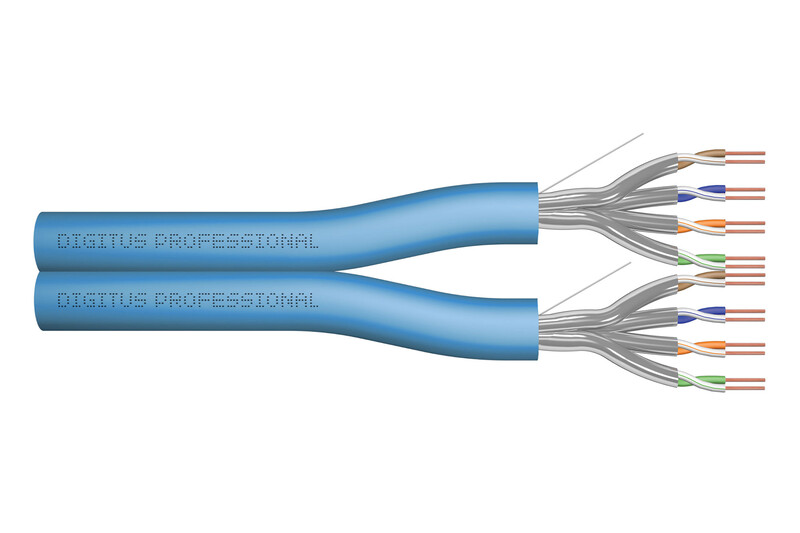 DATA CABLE-HF CAT6A DIGITUS CAT6A U/FTP 2x4p HF Cca 500m