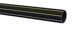 CABLE DUCTING PIPE SRE BLACK 110/90 6m PE BLACK-YELLOW SRE