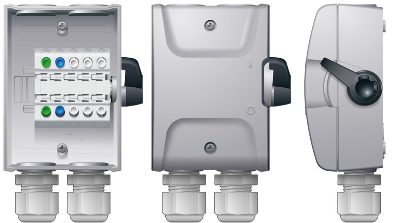 SAFETY SWITCH SAQ 325 3x25A 500V 11kW IP65