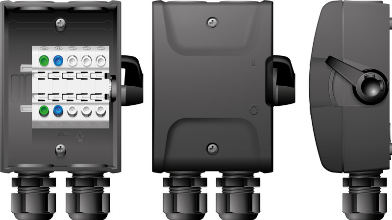 SAFETY SWITCH SAQ 225 S 2x25A 500V 11kW IP65