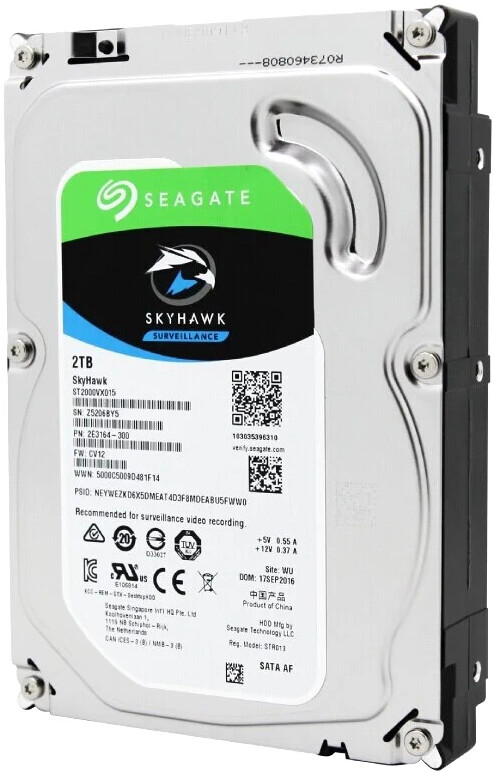 VIDEOTILLBEHÖR SEAGATE SATA 2TT 24/7