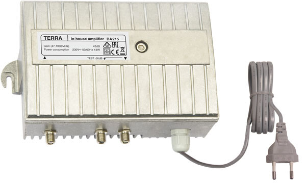 BREDBAND FÖRSTÄRKARE 47-1006 MHZ, 43 DB, 116 DBuV