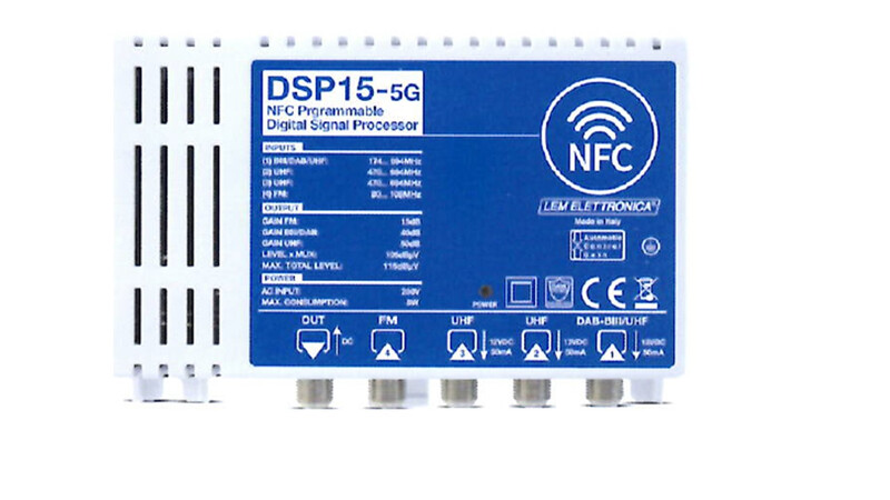 CENTRALFÖRSTÄRKARE DSP15-5G MAIN AMPLIFIER