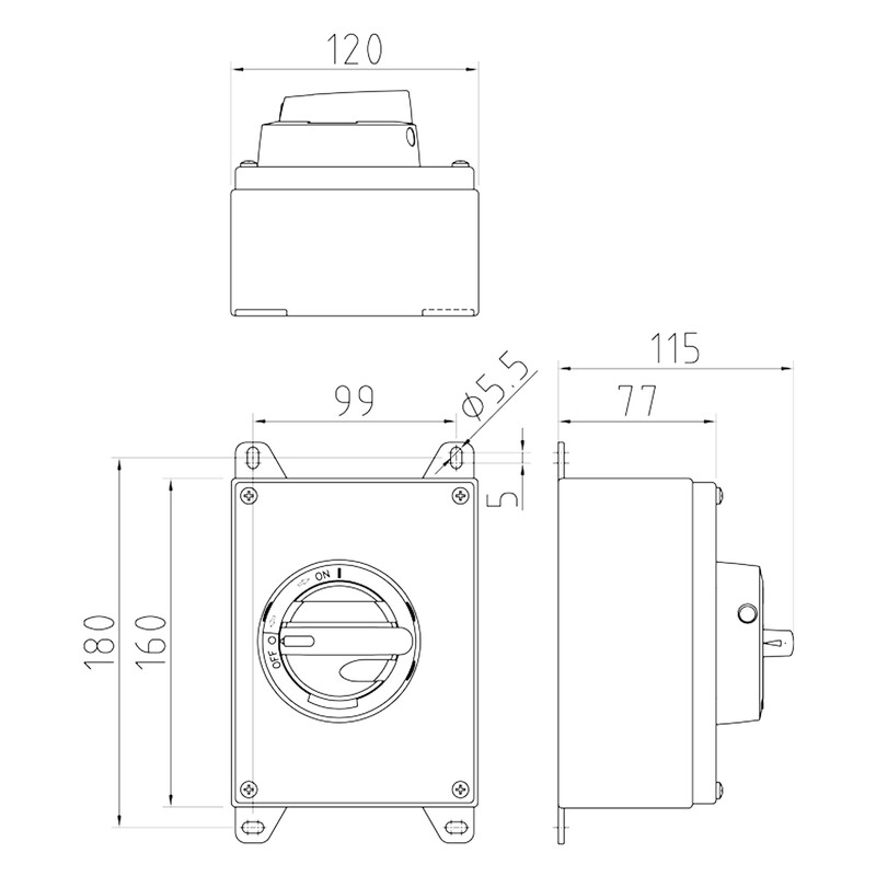katko Säkerhetsbrytare ker 325 1no 3x25a 400v 11kw