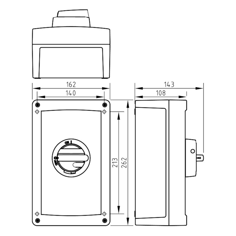 katko Säkerhetsbrytare kea 332 3x32a 400v 15kw