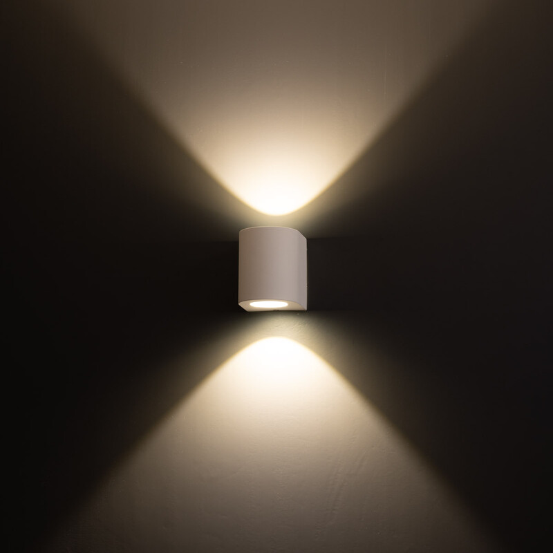 ftlight Seinä/kattovalaisin ulko diva 2x5w led valkoinen 3000k