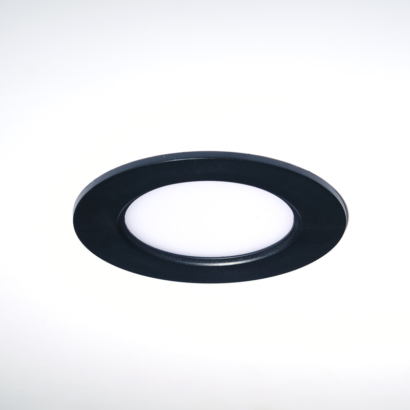 DOWNLIGHT LUCE 6W 3K/4K RECESS. BLK