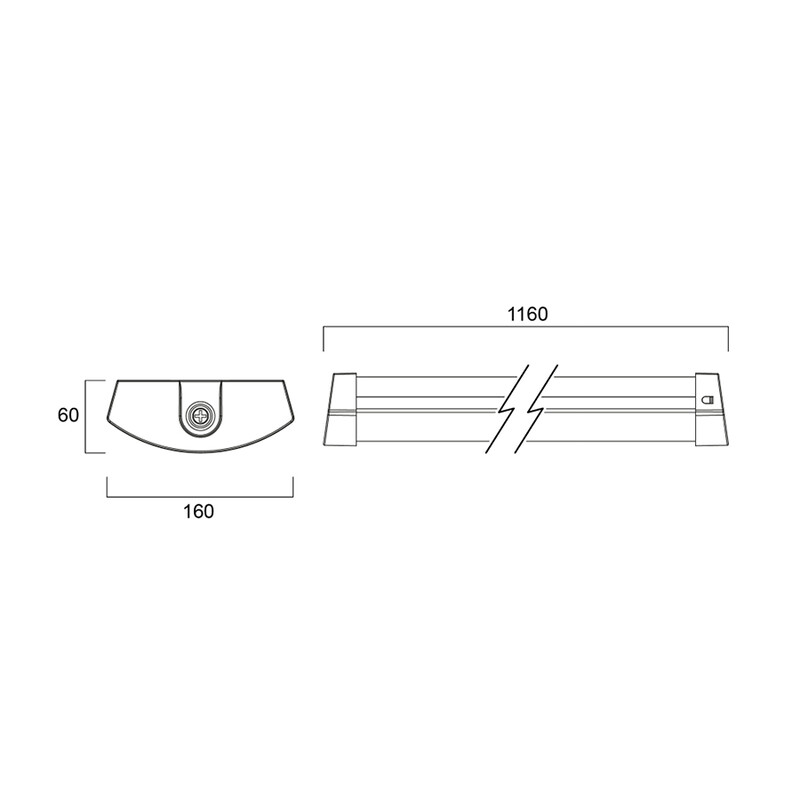 sylvania Yleisvalaisin deltawing ip44 1200 ip44 2700-4600lm 840