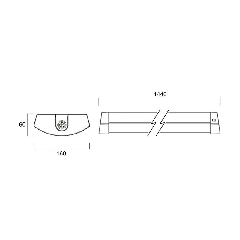 sylvania Yleisvalaisin deltawing ip44 1500 ip44 4300-7400lm 840
