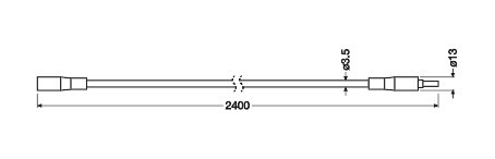 ledvance Sähk. lisätarv. panel pfm pl 1200 cable ext twist lock