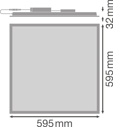 ledvance Moduulivalaisin panel pfm pl cmft 36w 930/940 mp ugr19