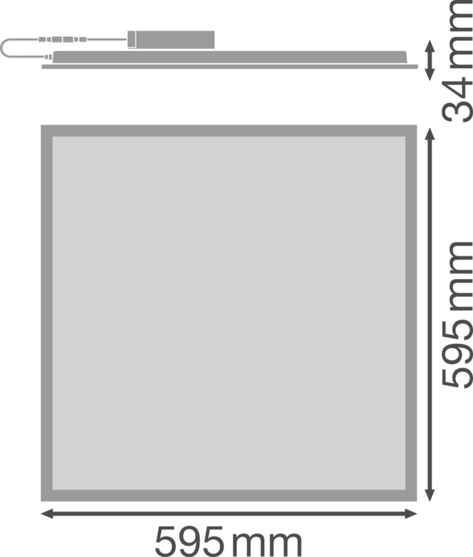 ledvance Modularmatur panel value pl comp 600 35w/940 ugr19 dali