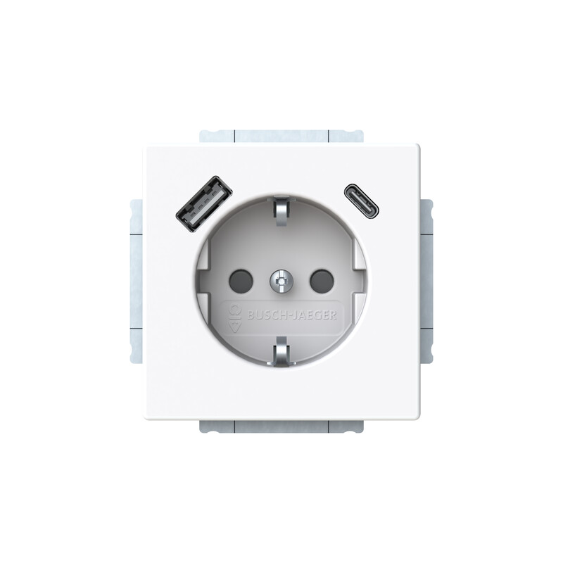 SOCKET OUTLET W USB IMPRESSIVO IMPRESSIVO GRO USB A C CHA WHI