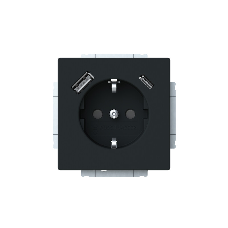 SOCKET OUTLET W USB IMPRESSIVO IMPRESSIVO GRO USB A C CHA WHI