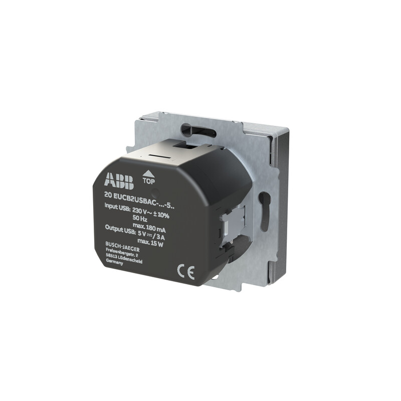 abb Socket outlet w usb impressivo impressivo gro usb a c cha alu