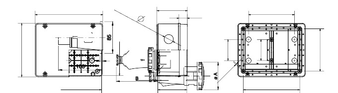 gewiss Kopplingslåda gw44120 (380x300x170) ip56 hf