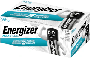 energizer Batteri alkal max plus enr 522 dp20 160