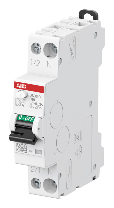 RIKKEVOOLUKAITSEAUTOMAAT DS301C 1P+N C10 30mA A-KLASS