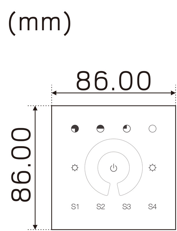 hide-a-lite Dimmer (light control) touchpanel tw dali dt8