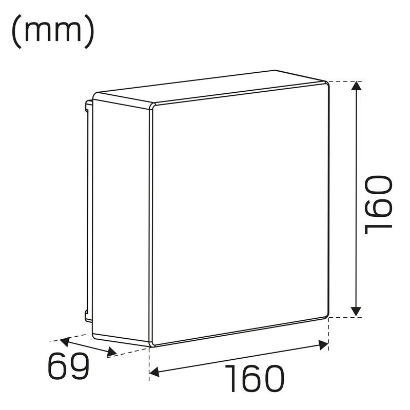 hide-a-lite Seinävalaisin ulko pixo ip65 1790lm 21w 2/3/4k bl dim