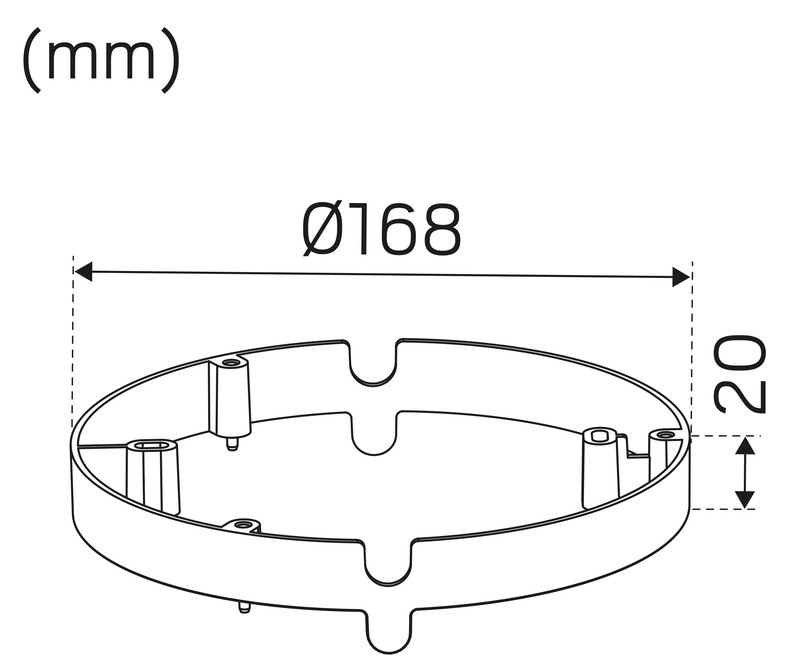 hide-a-lite Mech. acc. for lum circo distance frame circo m black