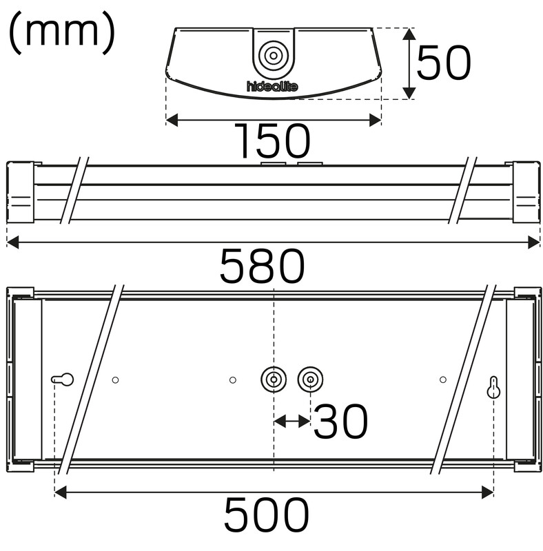hide-a-lite Teo.val. roisk. liteline basic ip44 2000lm 18w 830 wh s