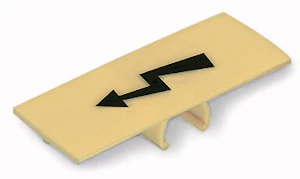 wago Labeling plate high-voltage symbol