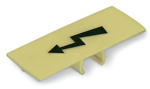 wago Labeling plate high-voltage symbol