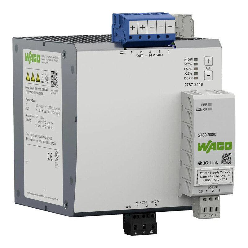 wago Strömförsörjning pro 24 vdc 40 a, 3-fas