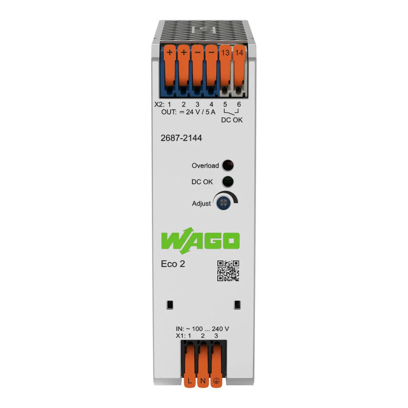 wago Strömförsörjning eco 24 vdc 5 a, 1-fas