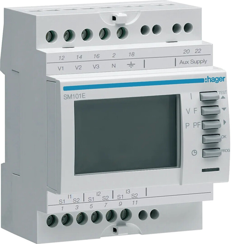 MULTI-METER SM101E I/U/V/F/P/PF/H DIN