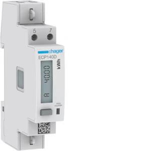 hager Energy meter mid ecp140d 1ph direct 40a 1m s0