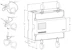 hager Energimätare ecm310d 3ph direkt 125a 6m