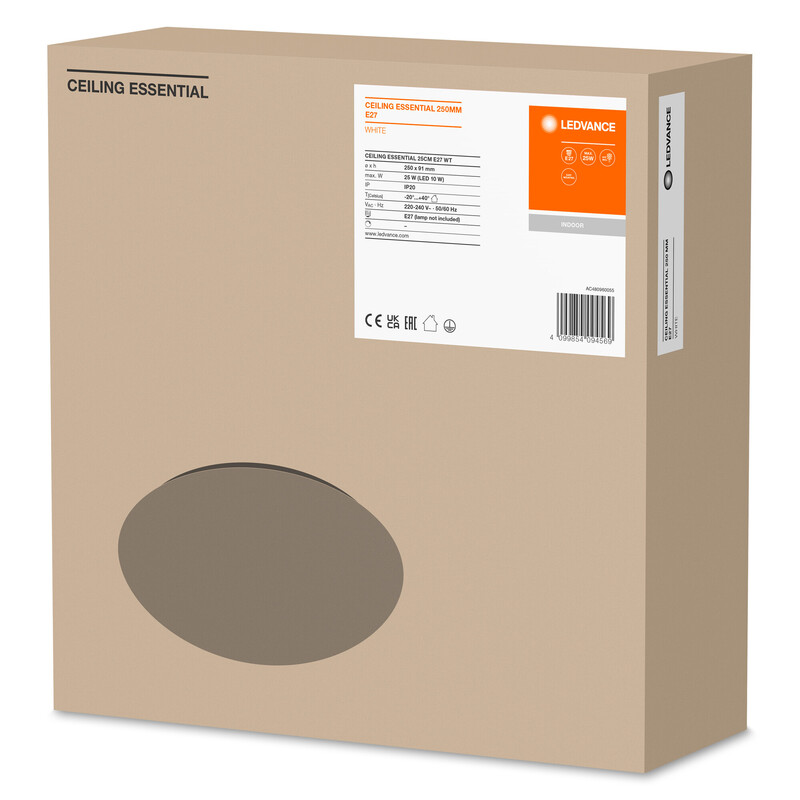ledvance Pinta-asennusvalaisin surface essential 250 1xe27