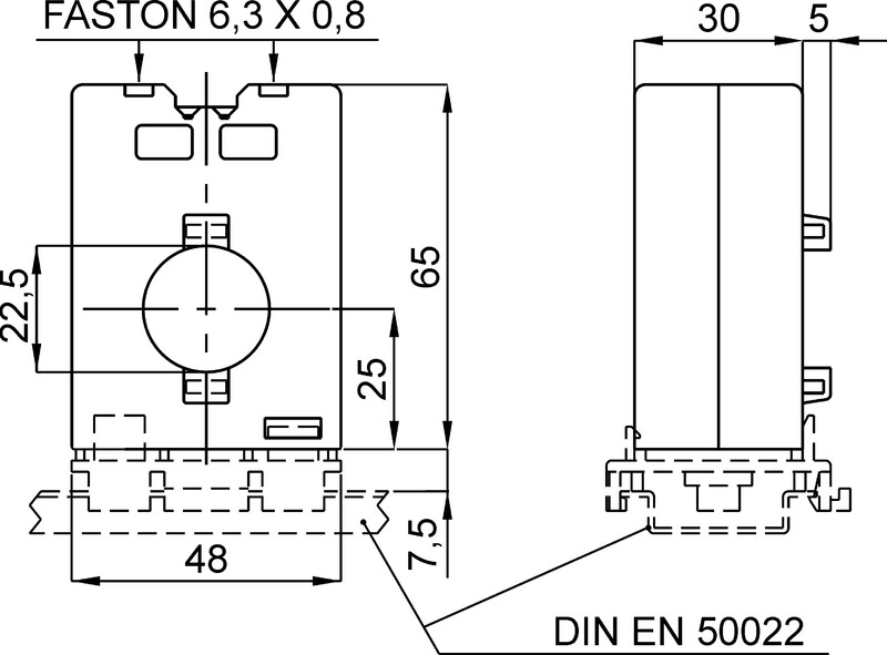 frer Virtamuuntaja frer tat022 d22.5 300/1 1va lk0.5