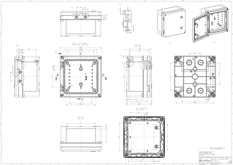 spelsberg Cabinet enclosure pc geos-s geos-s 3030-18-o/sw