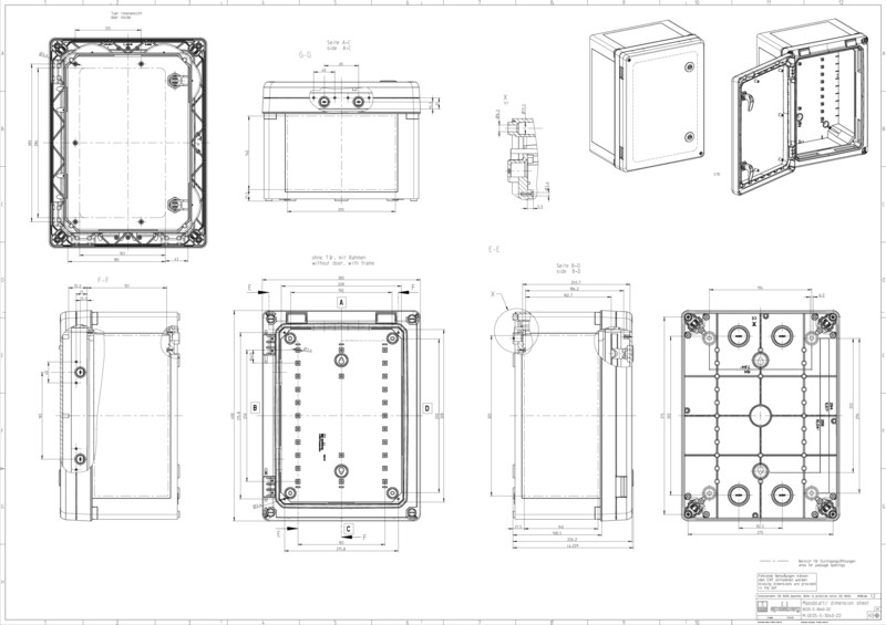 spelsberg Cabinet enclosure pc geos-s geos-s 3040-22-o/sw
